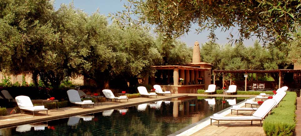 Our pool selection in Marrakech
